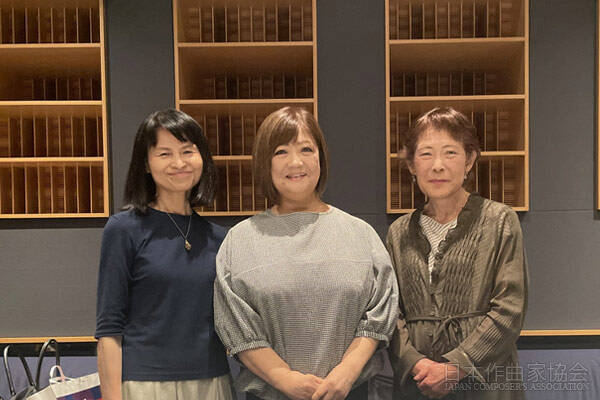 「命ぎりぎり日本海」 左から 五代香蘭、松原のぶえ、水越 桂